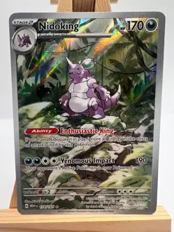Pokemon TCG - S&V 151 - 174/165 Nidoking - Illustration Rare - NM/M - Image 1