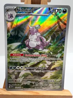 Pokemon TCG - S&V 151 - 174/165 Nidoking - Illustration Rare - NM/M - Image 1