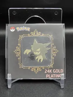 Pokemon 24k Gold Plated Sticker Haunter - Image 1