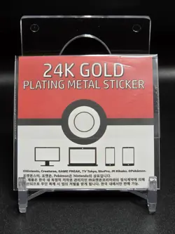Pokemon 24k Gold Plated Sticker Haunter - Image 2