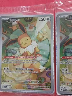 Pokemon Scarlet & Violet Prismatic Evolutions Eevee SVP 173 ETB Black Star X2 - Image 4