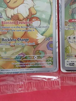 Pokemon Scarlet & Violet Prismatic Evolutions Eevee SVP 173 ETB Black Star X2 - Image 5