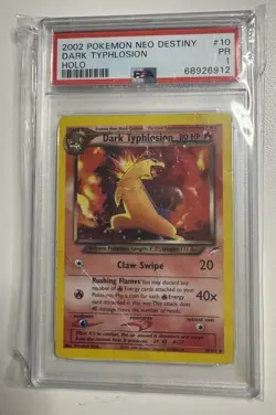 Pokemon PSA 81 Pr Poor Dark Typhlosion 10/105 Neo Destiny Holo Unlimited - Image 1