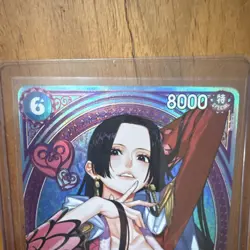 Bandai One Piece CCG Holo Boa Hancock Character EB03-026 Special 8000 Power - Image 2