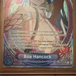 Bandai One Piece CCG Holo Boa Hancock Character EB03-026 Special 8000 Power - Image 3