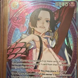 Bandai One Piece CCG Holo Boa Hancock Character EB03-026 Special 8000 Power - Image 4