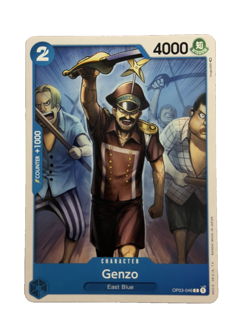 New: One Piece CCG Genzo OP03-046 Pillars of Strength Regular Common - Image 1