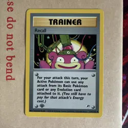 Pokemon Card Recall 1st Edition Gym Heroes Uncommon 116/132 - LP - Image 2