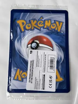 Pikachu At The Museum, Pokemon X Natural History Museum Jumbo Promo Card NEW GSP - Image 3