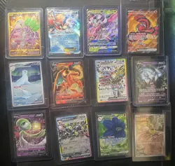 Pokemon TCG V, EX, ARs All English - All Near Mint - 12 Card Bundle - SEE PHOTOS - Image 1