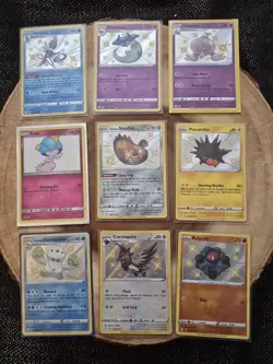 Pokemon Shiny Rare Card Bundle x9 Mint/Near Mint Binder Kept - Image 1