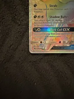 Pokemon Umbreon GX TCG Sun & Moon Holo Card 154/149 Secret Rainbow Rare - Image 2