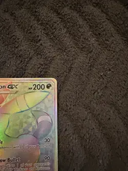 Pokemon Umbreon GX TCG Sun & Moon Holo Card 154/149 Secret Rainbow Rare - Image 4