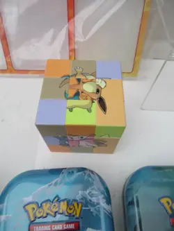 Pokemon Tin Bundle With Cards Etc - Image 4