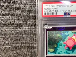 PSA 10 Slowpoke Slowbro 079 080/165 Master Ball Holo 151 Pokemon Card GEM MINT - Image 2