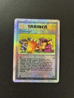 Challenge! Pokemon Trainer Card 106/110 Legendary Collection Reverse Holo 2002 - Image 1