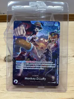 Monkey D Luffy PSA Magazine One Piece Promo Card OP05-060 English (Sealed) - Image 1