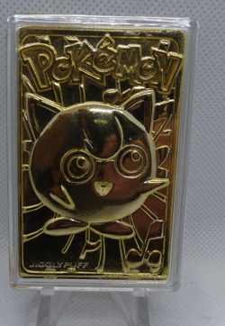 Pokemon Jigglypuff 23K Gold Plated Trading Card with Sealed COA 1999 Burger King - Image 2