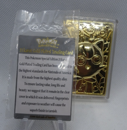 Pokemon Jigglypuff 23K Gold Plated Trading Card with Sealed COA 1999 Burger King - Image 5