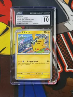 Pikachu 190 Sv: Scarlet & Violet Promo Card CGC 10 - Image 1