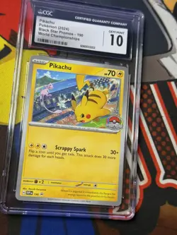 Pikachu 190 Sv: Scarlet & Violet Promo Card CGC 10 - Image 2