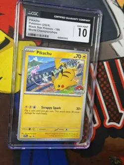 Pikachu 190 Sv: Scarlet & Violet Promo Card CGC 10 - Image 3