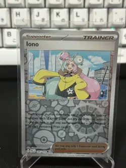Iono 185/193 Reverse Holo Paldea Evolved Pokemon Card - Image 1