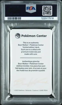 2025 POKEMON CENTER X BEAR WALKER COLLECTION CARDS FLAREON 414/720 PSA 10 - Image 2