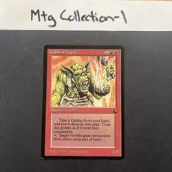 Goblin Wizard The Dark NM (Rare Reserved List) MTG Magic the Gathering - Image 1