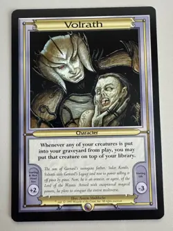 Volrath - MTG Vanguard RARE Magic Oversized - ENGLISCH - ©1997 M/NM - Image 1