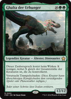 MTG Magic the Gathering FDN Ghalta der Urhunger 0222 rare deutsch - Image 1