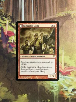 1x Instigator Gang // Wildblood Pack NM Eng MTG - Innistrad - Image 1