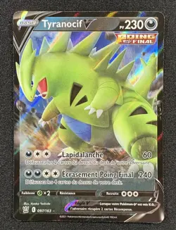 Carte Pokemon : Tyranocif V Ultra Rare 2021 Styles De Combat 097/163 NM 🇫🇷 - Image 1