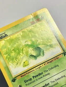Oddish 63/82 (HP) 1st Edition Common Team Rocket Unlimited 1996 WOTC TCG Pokemon - Image 3