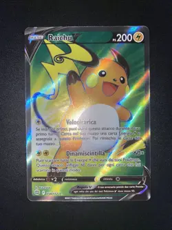 Pokemon Raichu V 158/172 Full Art ITA Near Mint Shining Legends - Image 2