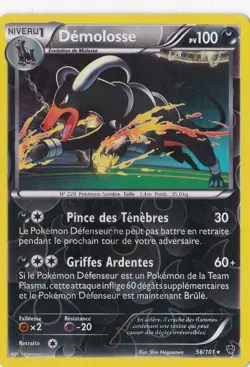 Demolosse Reverse-N&B:Explosion Plasma-56/101-Carte Pokemon - Image 1