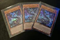 3x Snake-Eyes Flamberge Dragon RA03-EN033 Ultra Rare 1st Edition YuGiOh NM - Image 1
