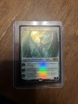 Ugin the Spirit Dragon - Foil - Core M21 - English MTG With Top Loader & Sleeve - Image 1