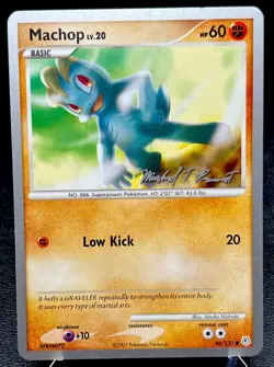 Machop 86/130 LP Micheal T. Pramawat Pokemon 2010 World Championship Deck Promo! - Image 1