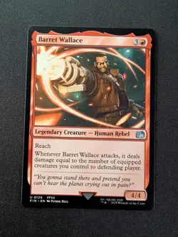 BARRET WALLACE #129 MTG Final Fantasy - Image 1