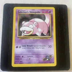 Pokemon TCG Sabrina’s Slowpoke Gym Heroes 95/132 Regular 1st Edition MP. - Image 2