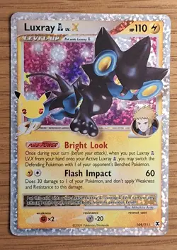 Luxray GL LV.X Holo Pokemon Celebrations 25th Anniversary 109/111 - Image 1
