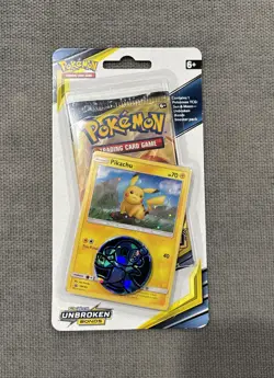 Pokemon Unbroken Bonds Pikachu Checklane Blister Pack SEALED - Image 1