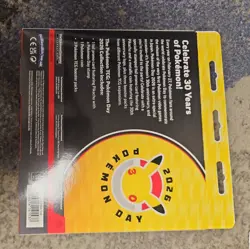 Pokemon Day 2026 Collection 30th Anniversary Box Promo W/ Coin - Sealed X3 - Image 5