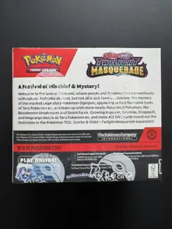 Pokemon TCG - S&V - Twilight Masquerade - Booster Box - 36 Packs - New & Sealed - Image 3
