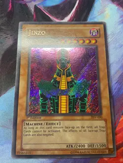 2002 Yu-Gi-Oh! Jinzo Pharaoh's Servant PSV-000 1st Edition Secret Rare NM 💎 - Image 2
