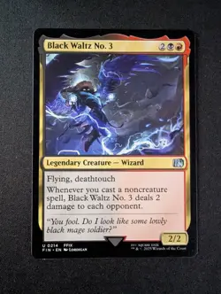 BLACK WALTZ NO. 3 #214 MTG Final Fantasy - Image 1