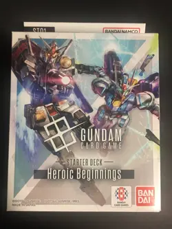 Gundam Card Game - Starter Deck ST01 Heroic Beginnings - English New Sealed! - Image 1