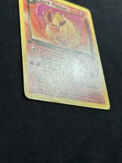 Dark Flareon 35/82 Team Rocket 1st Edition Pokemon Card - Image 3