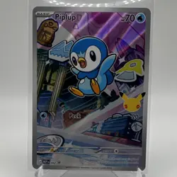 Pokemon 30th Anniversary Holo Card Lot MEP Turtwig Chimchar Piplup Set of 3 - Image 5
